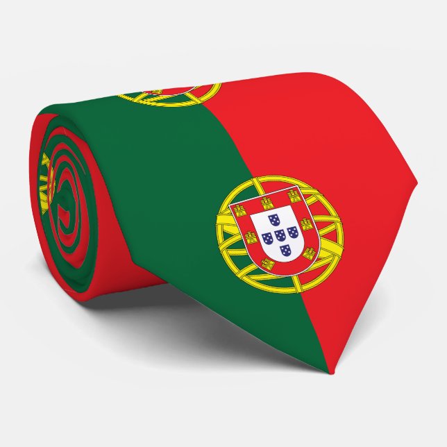 Corbata Bandera de Portugal (Enrollado)