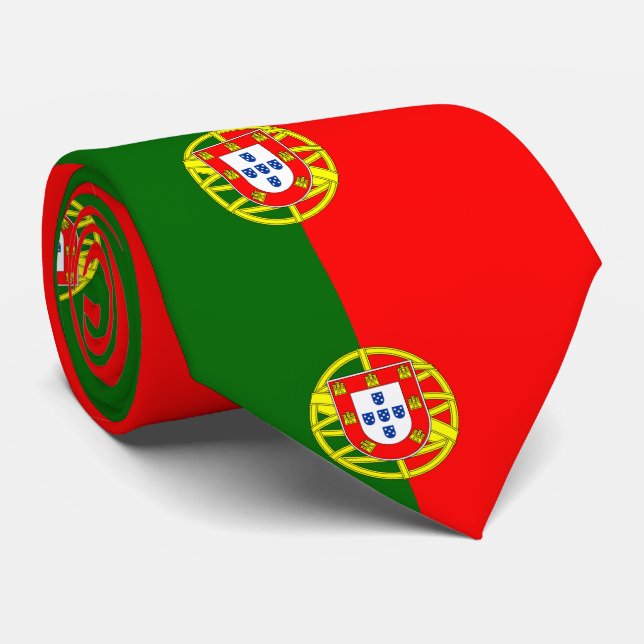 Corbata Bandera de Portugal (Enrollado)