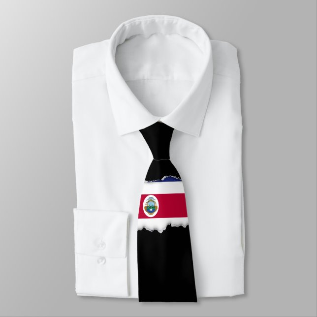 Corbata Bandera de Rican de la costa (Atado)