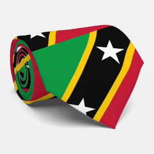 Corbata Bandera de San Cristóbal y Nieves
