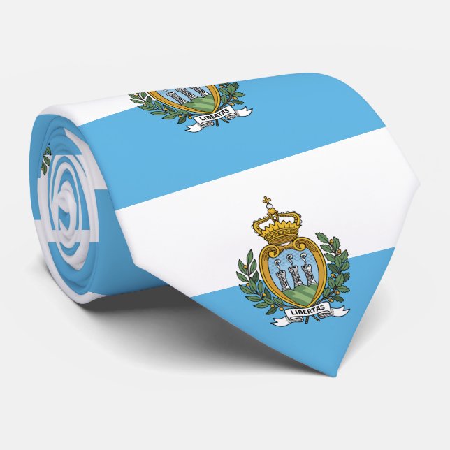 Corbata Bandera de San Marino (Enrollado)