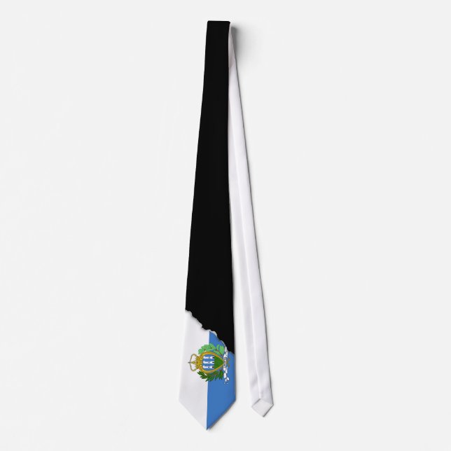 Corbata Bandera de San Marino (Anverso)
