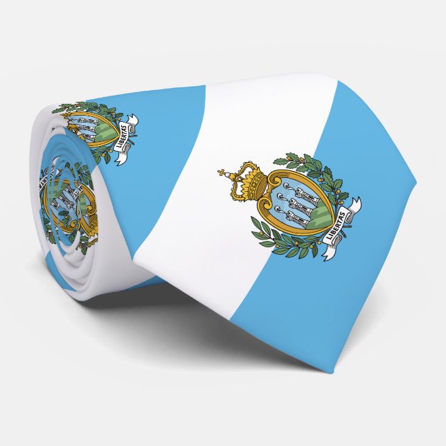Corbata Bandera de San Marino (Enrollado)