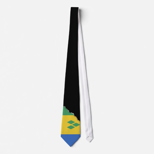 Corbata Bandera de San Vicente (Anverso)