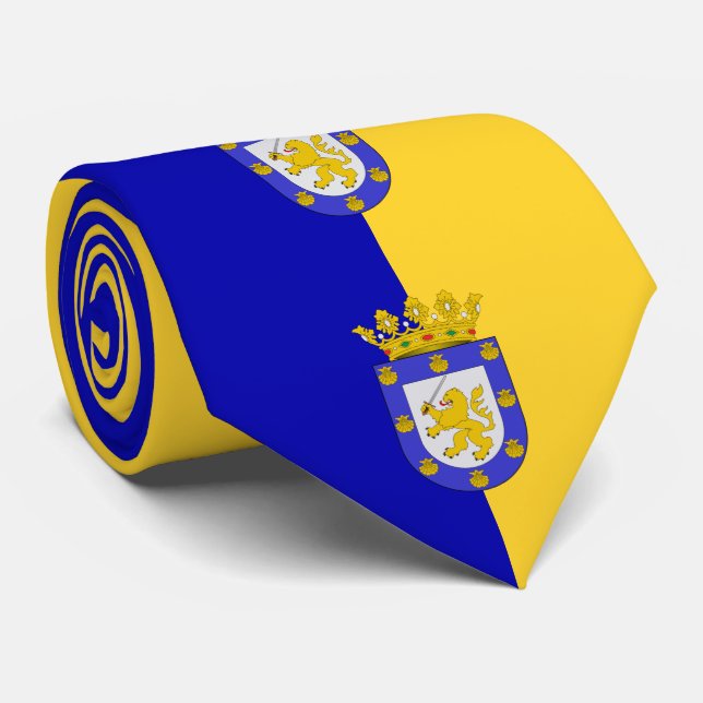Corbata Bandera de Santiago (Chile) (Enrollado)