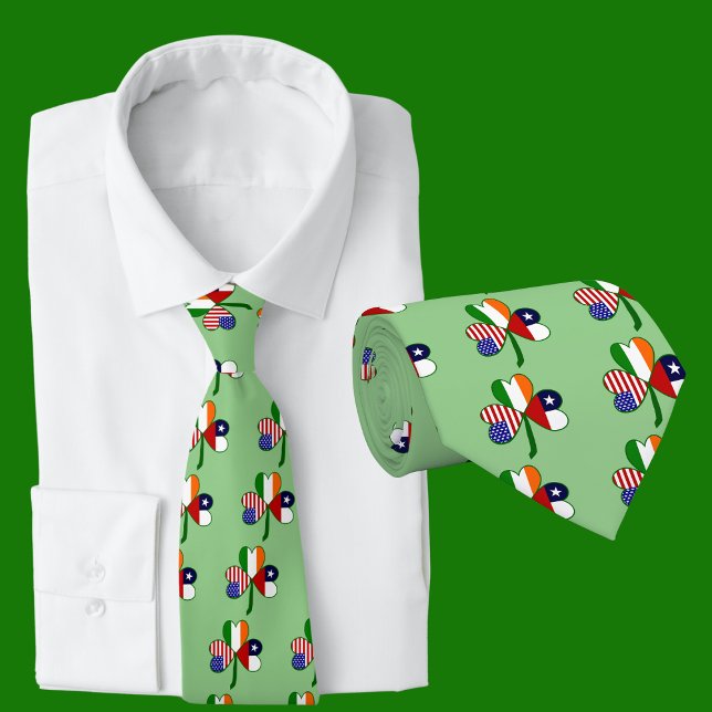 Corbata Bandera de Shamrock chilena (Subido por el creador)