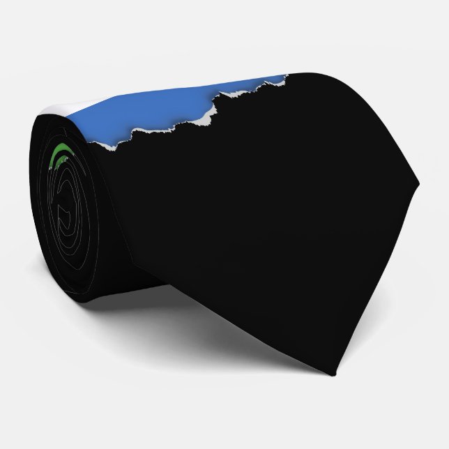 Corbata Bandera de Sierra Leona (Enrollado)