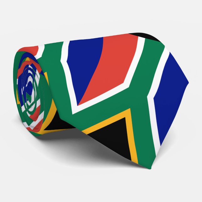 Corbata Bandera de Sudáfrica (Enrollado)