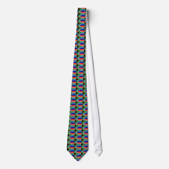 Corbata bandera de sudáfrica (Anverso)