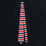 Corbata Bandera de Tailandia<br><div class="desc">La bandera tailandesa es un triband bicolor horizontal fimbriado. Los colores usados en la bandera son azules,  rojo,  blanco. La proporción de la bandera tailandesa es 2: 3. La bandera de Tailandia fue adoptada en 1917.</div>