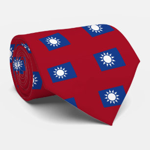Corbata Bandera de Taiwán la República de China