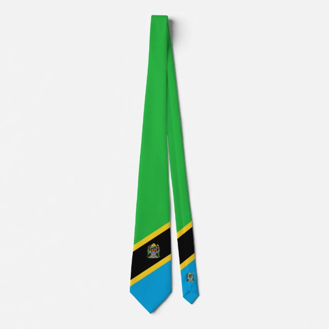 Corbata Bandera de Tanzania (Anverso)