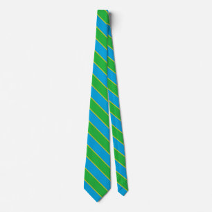 Corbata Bandera de Tanzania elegante patriota