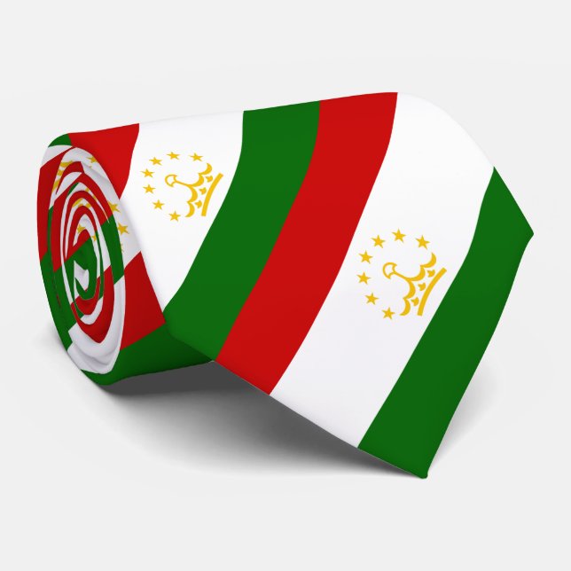 Corbata Bandera de Tayikistán (Enrollado)