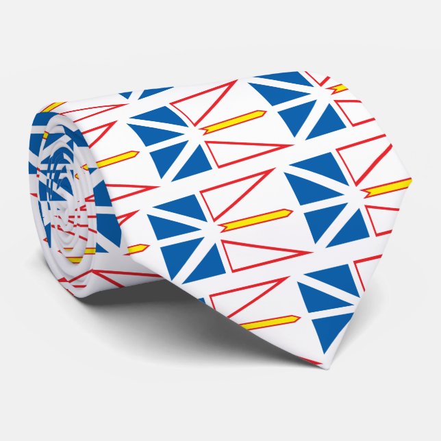 Corbata Bandera de Terranova (Enrollado)