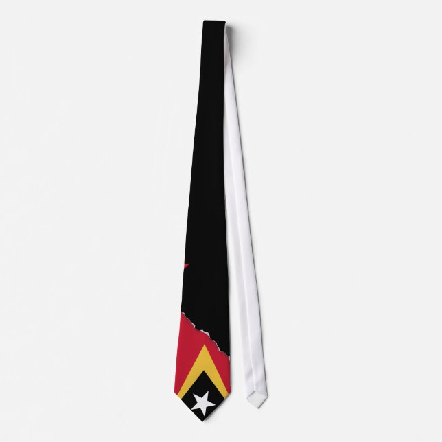 Corbata Bandera de Timor Oriental (Anverso)
