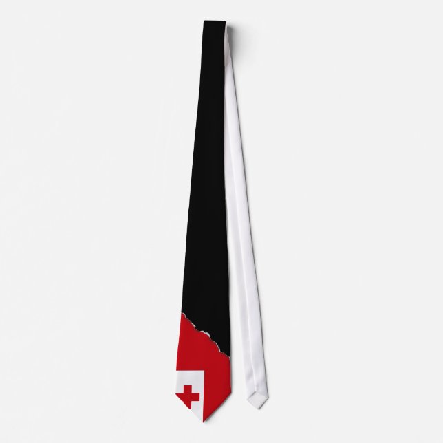 Corbata Bandera de Tonga (Anverso)