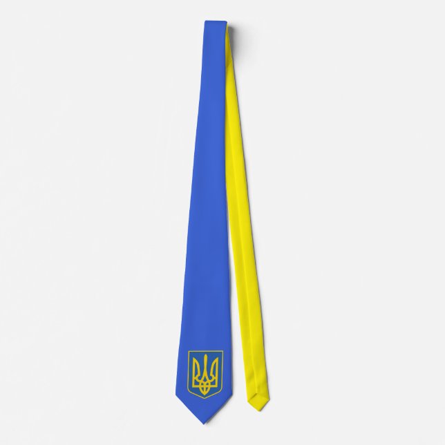 Corbata Bandera de Triple de Ucrania (Anverso)
