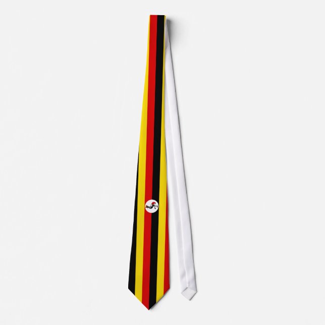 Corbata Bandera de Uganda (Anverso)