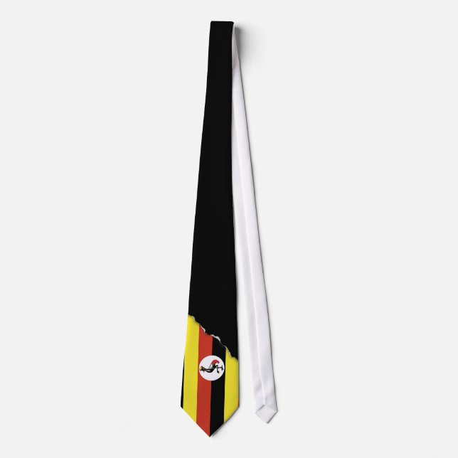 Corbata Bandera de Uganda (Anverso)
