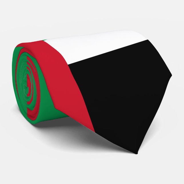 Corbata Bandera de United Arab Emirates (Enrollado)