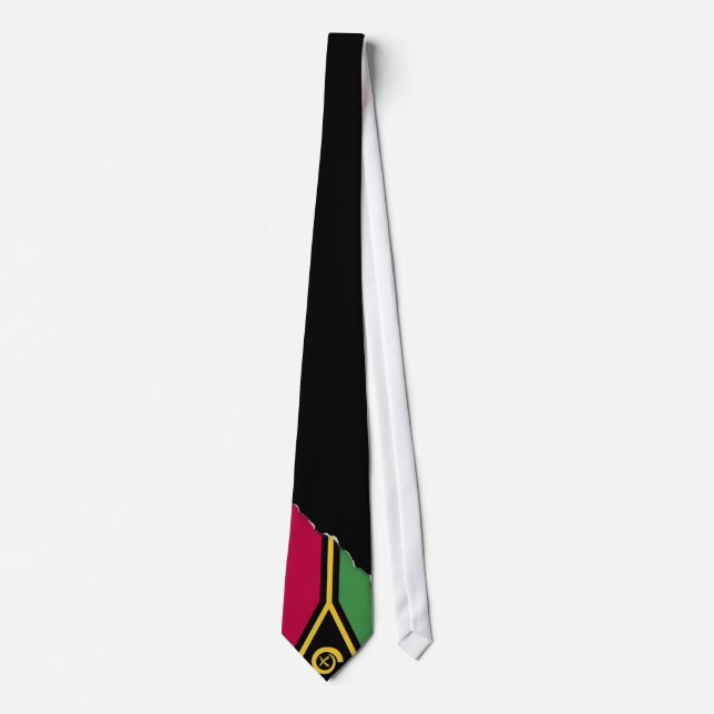 Corbata Bandera de Vanuatu (Anverso)