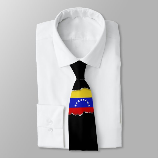 Corbata Bandera de Venezuala (Atado)