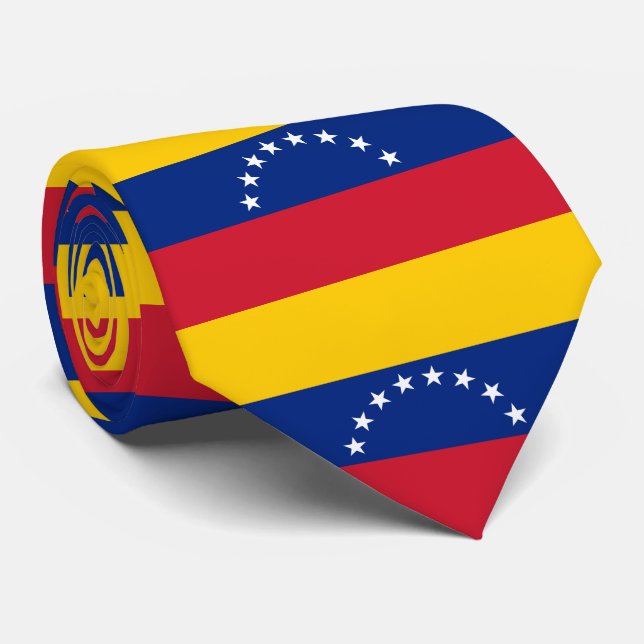 Corbata Bandera de Venezuela (Enrollado)