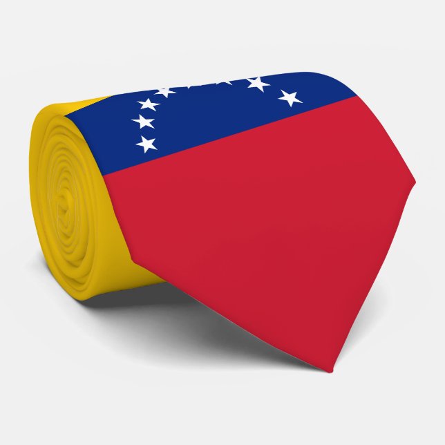 Corbata Bandera de Venezuela (Enrollado)