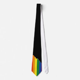 Corbata Bandera del arco iris del orgullo gay