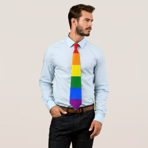 Corbata Bandera del arco iris (LGBT)