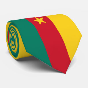 Corbata Bandera del Camerún