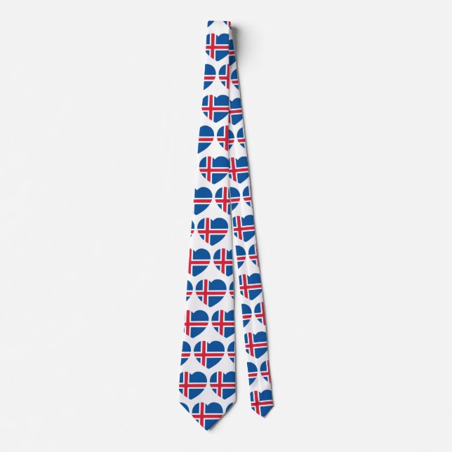 Corbata Bandera del Corazón de Islandia (Anverso)