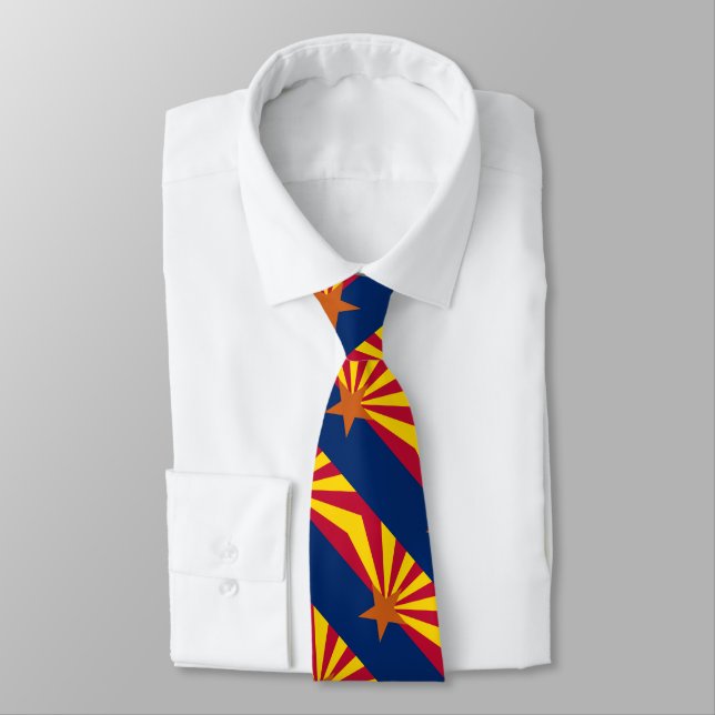 Corbata Bandera del estado de Arizona (Atado)