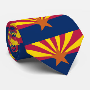 Corbata Bandera del estado de Arizona