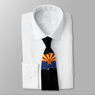 Corbata Bandera del estado de Arizona