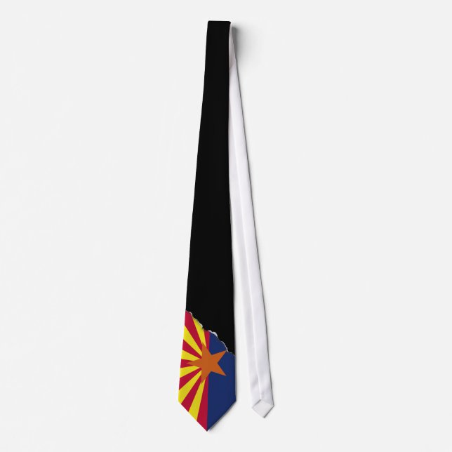 Corbata Bandera del estado de Arizona (Anverso)