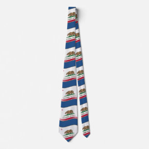 CORBATA BANDERA DEL ESTADO DE CALIFORNIA