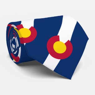 Corbata Bandera del estado de Colorado