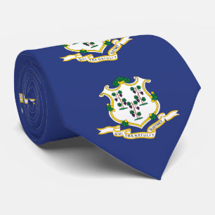 Corbata Bandera del estado de Connecticut