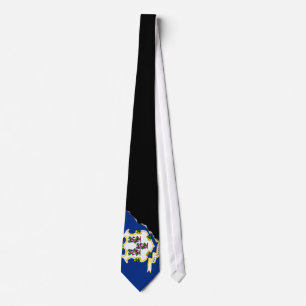 Corbata Bandera del estado de Connecticut