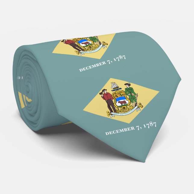 Corbata Bandera del estado de Delaware (Enrollado)