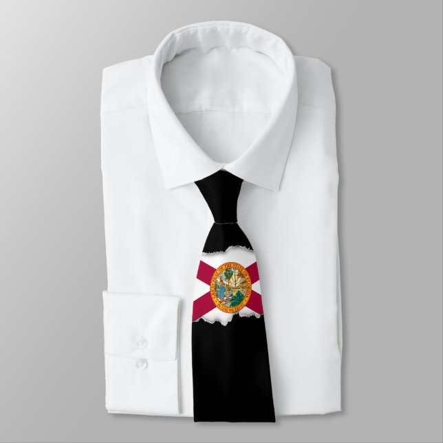 Corbata Bandera del estado de Florida (Atado)