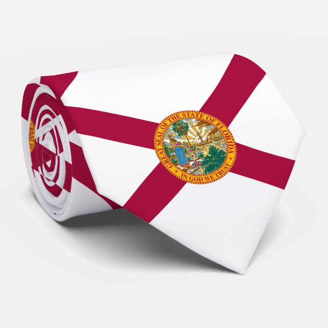 Corbata Bandera del estado de Florida (Enrollado)