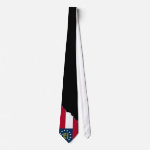 Corbata Bandera del estado de Georgia