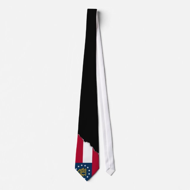 Corbata Bandera del Estado de Georgia (Anverso)