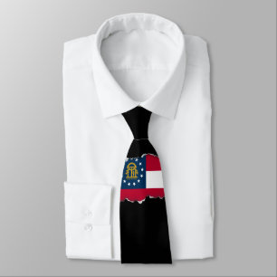 Corbata Bandera del estado de Georgia