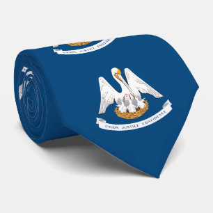 Corbata Bandera del estado de Luisiana
