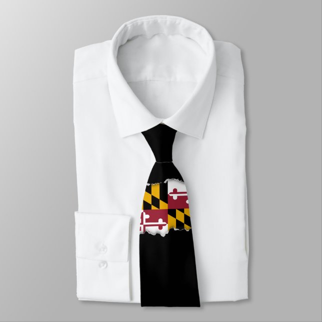 Corbata Bandera del estado de Maryland (Atado)