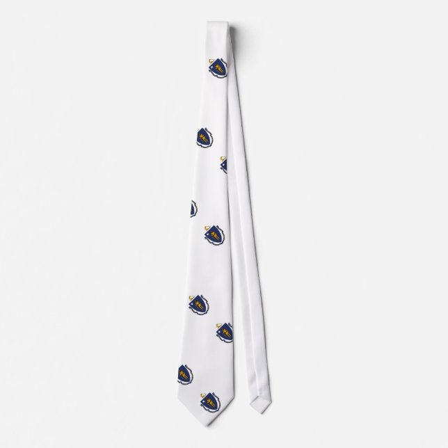 Corbata Bandera del estado de Massachusetts (Anverso)